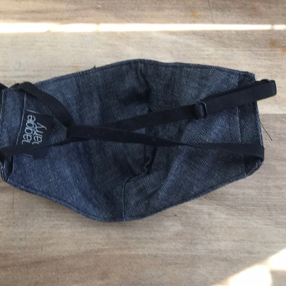 Denim face mask custom made in LA